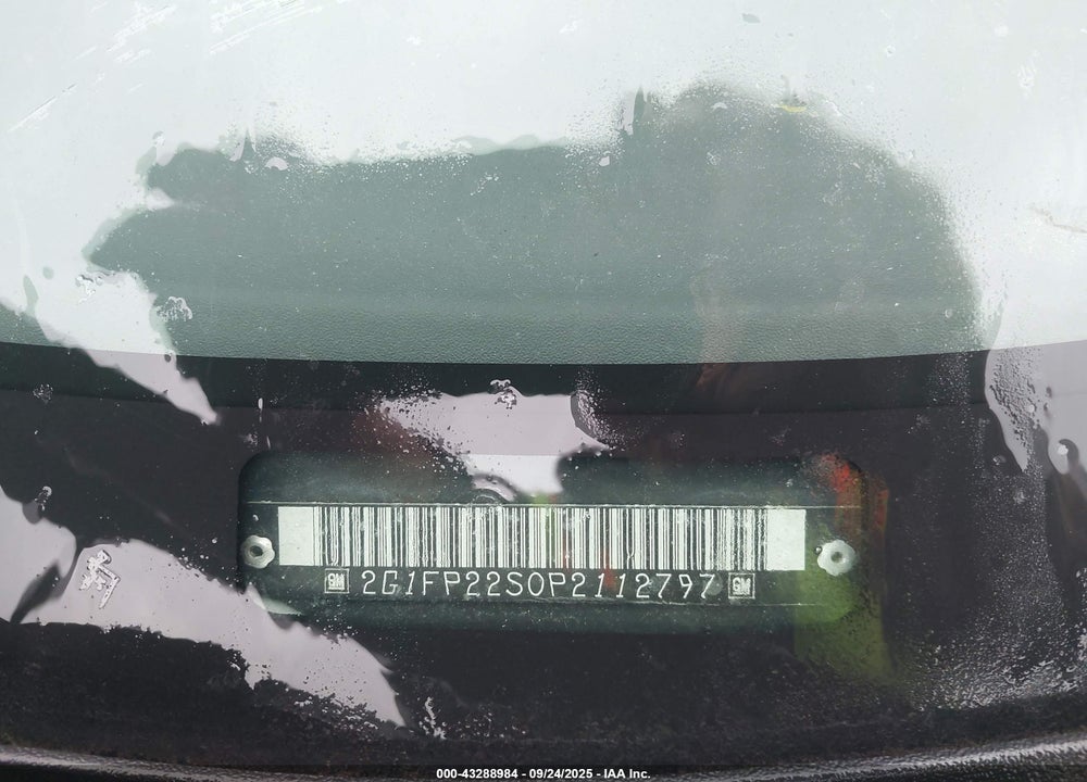 1993 CHEVROLET CAMARO VIN: 2G1FP22S0P2112797