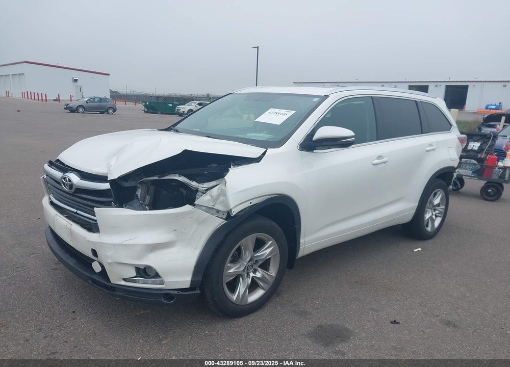 2016 TOYOTA HIGHLANDER VIN: 5TDDKRFH4GS274886