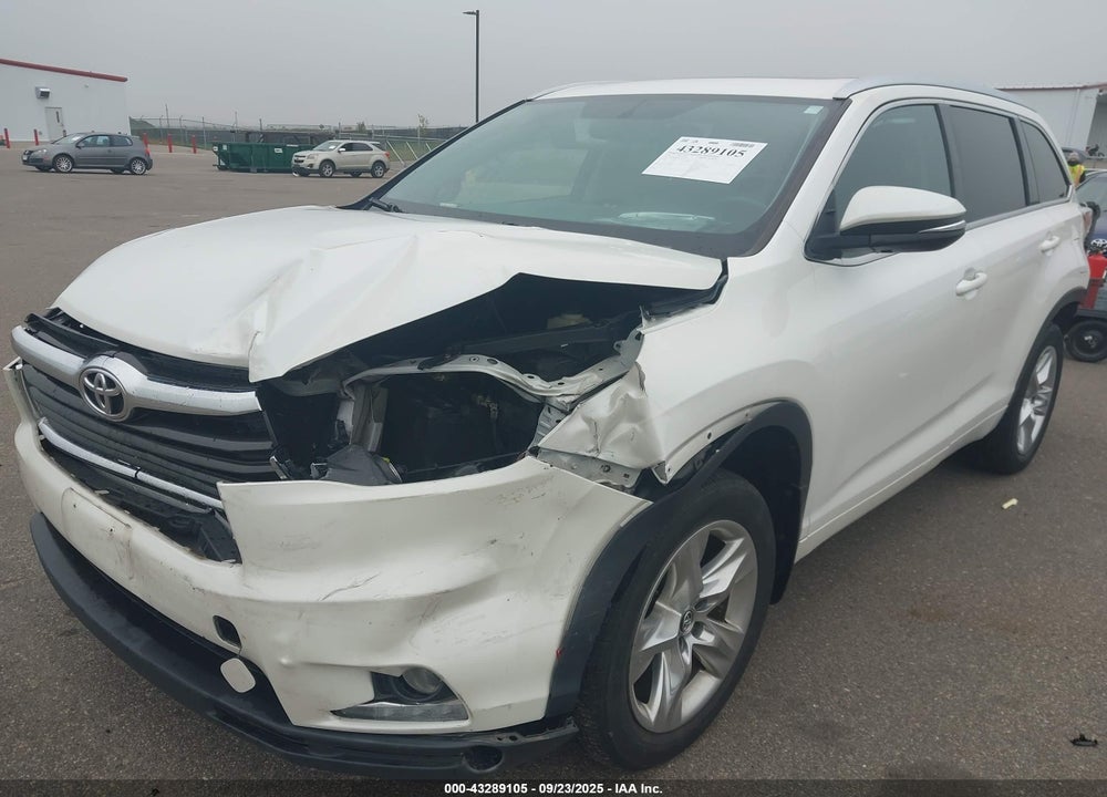 2016 TOYOTA HIGHLANDER VIN: 5TDDKRFH4GS274886