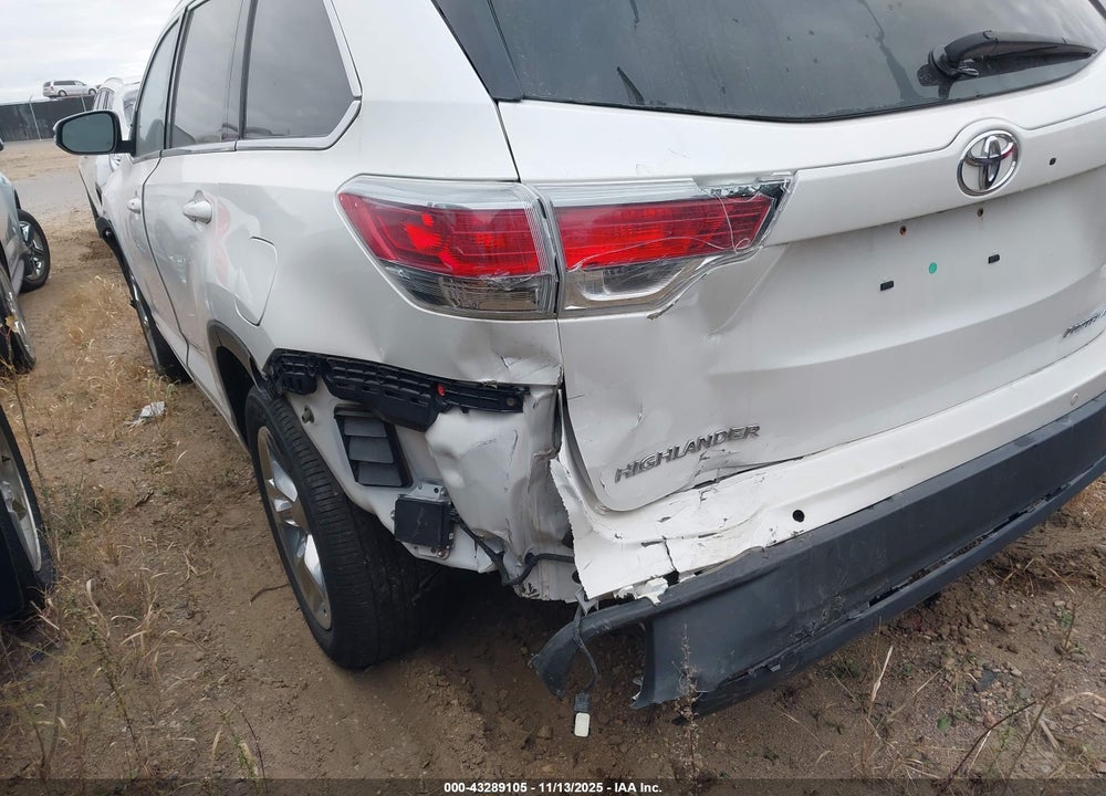 2016 TOYOTA HIGHLANDER VIN: 5TDDKRFH4GS274886