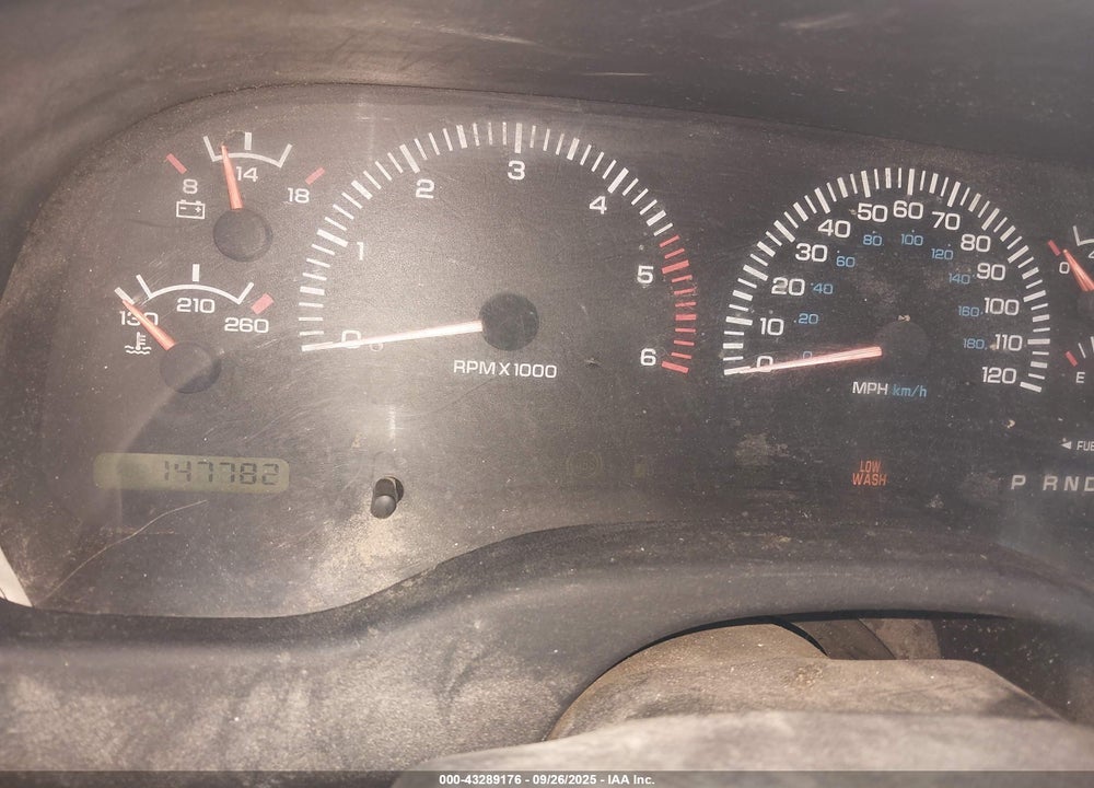 1998 DODGE DAKOTA VIN: 1B7GL22Y2WS541360