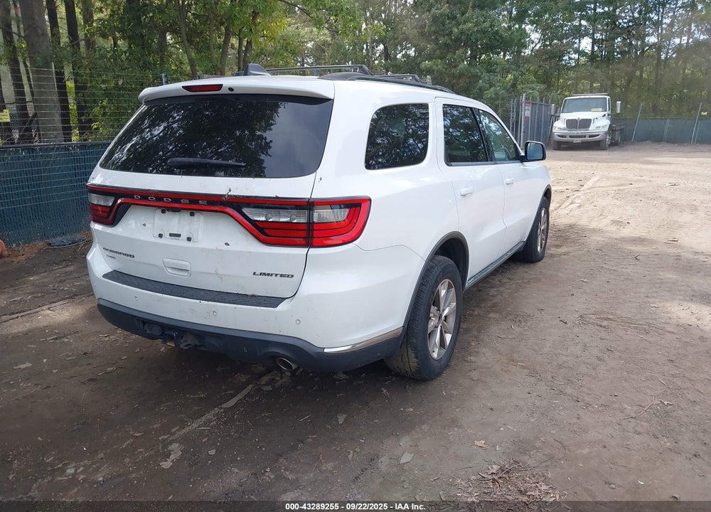 2015 DODGE DURANGO LIMITED VIN: 1C4RDJDG6FC177698