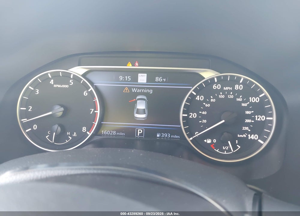 2025 NISSAN ALTIMA SV FWD VIN: 1N4BL4DV9SN363616