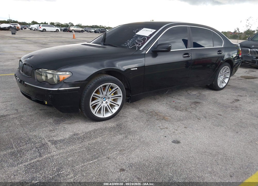 2005 BMW 745LI VIN: WBAGN63585DS60511