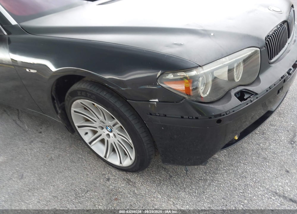 2005 BMW 745LI VIN: WBAGN63585DS60511
