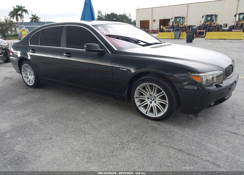 2005 BMW 745LI VIN: WBAGN63585DS60511