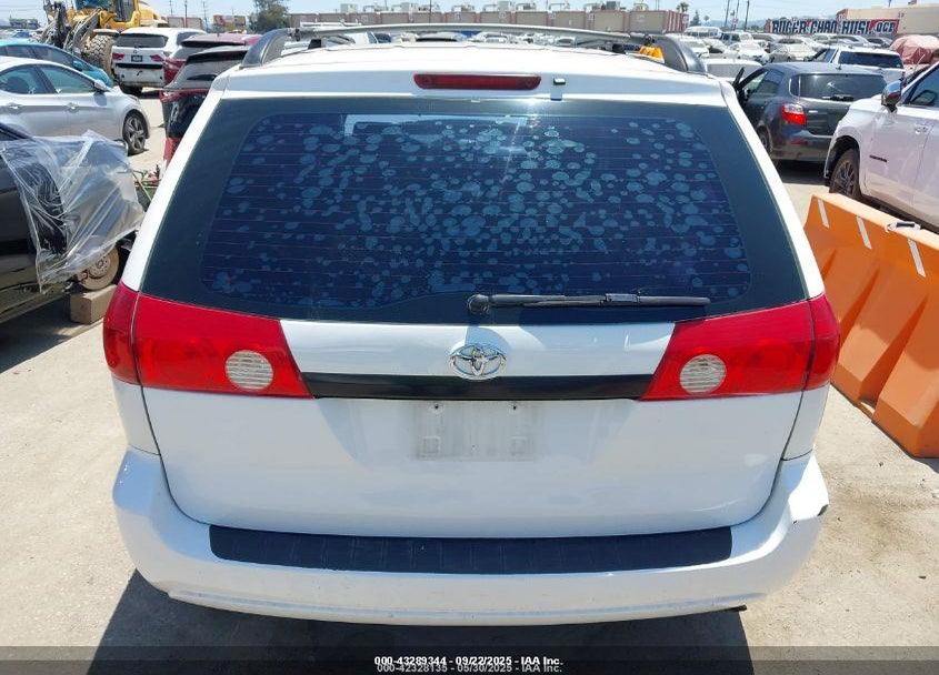 2008 TOYOTA SIENNA CE VIN: 5TDZK23C48S100002