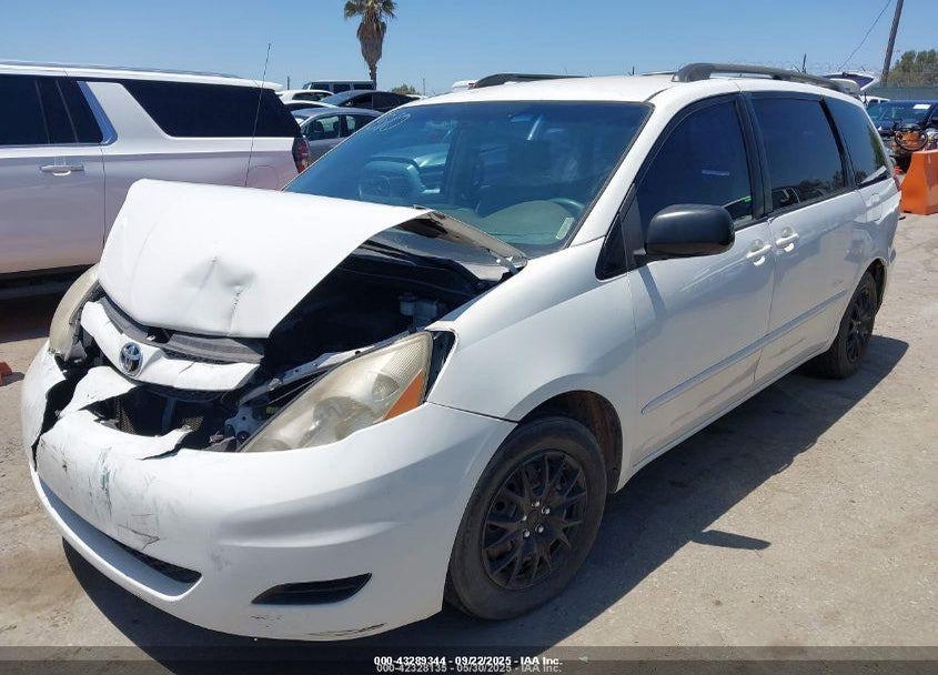 2008 TOYOTA SIENNA CE VIN: 5TDZK23C48S100002