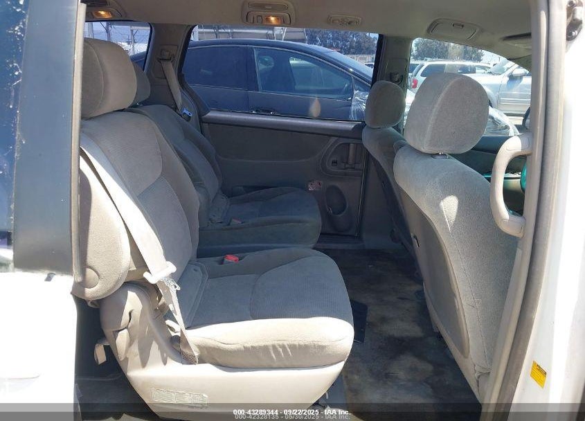 2008 TOYOTA SIENNA CE VIN: 5TDZK23C48S100002