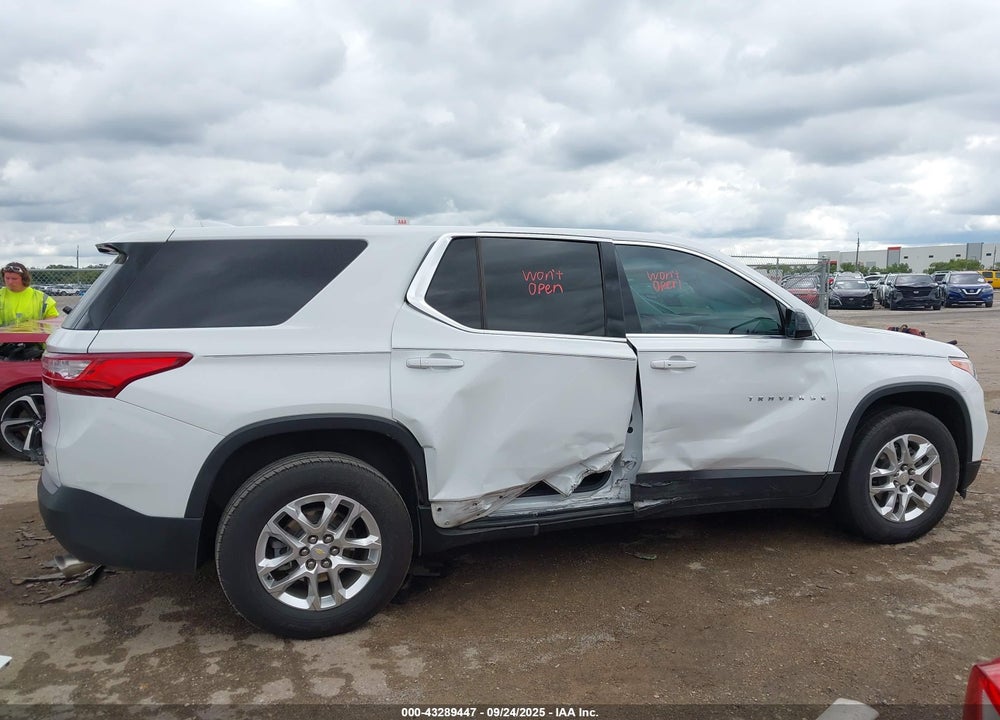2020 CHEVROLET TRAVERSE FWD LS VIN: 1GNERFKW7LJ313293