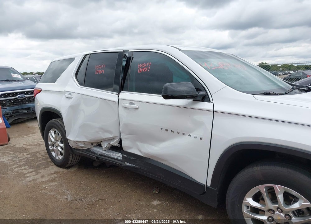 2020 CHEVROLET TRAVERSE FWD LS VIN: 1GNERFKW7LJ313293
