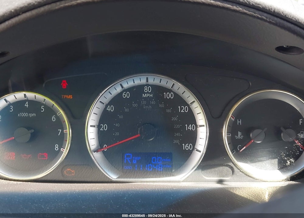 2009 HYUNDAI SONATA GLS VIN: 5NPET46C59H499349