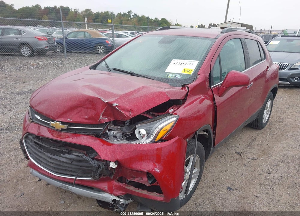 2018 CHEVROLET TRAX VIN: 3GNCJPSB9JL162111