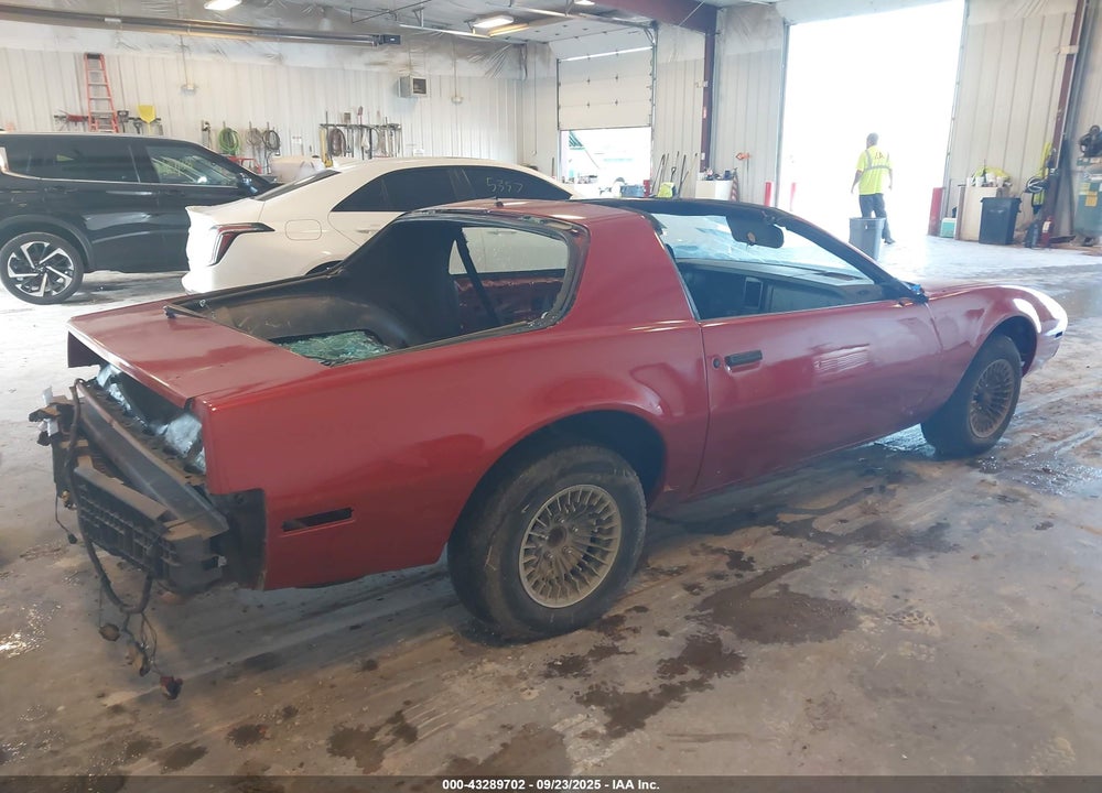 1982 PONTIAC FIREBIRD SE VIN: 1G2AX8712CL554080