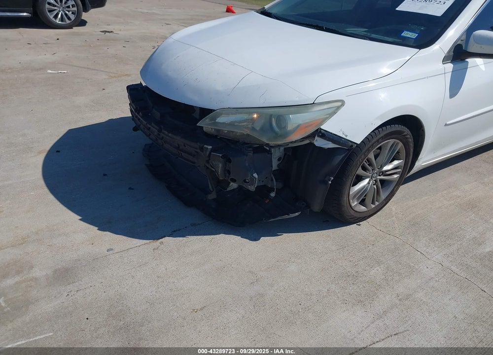 2015 TOYOTA CAMRY SE VIN: 4T1BF1FK3FU478609