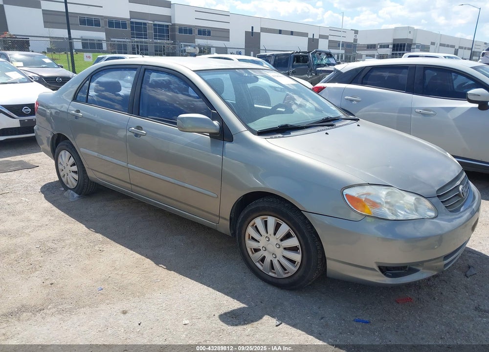 2003 TOYOTA COROLLA LE VIN: JTDBR32EX32005210