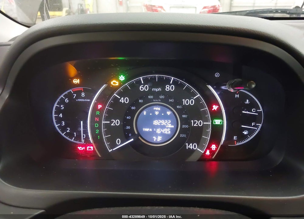 2012 HONDA CR-V LX VIN: 5J6RM4H34CL052469