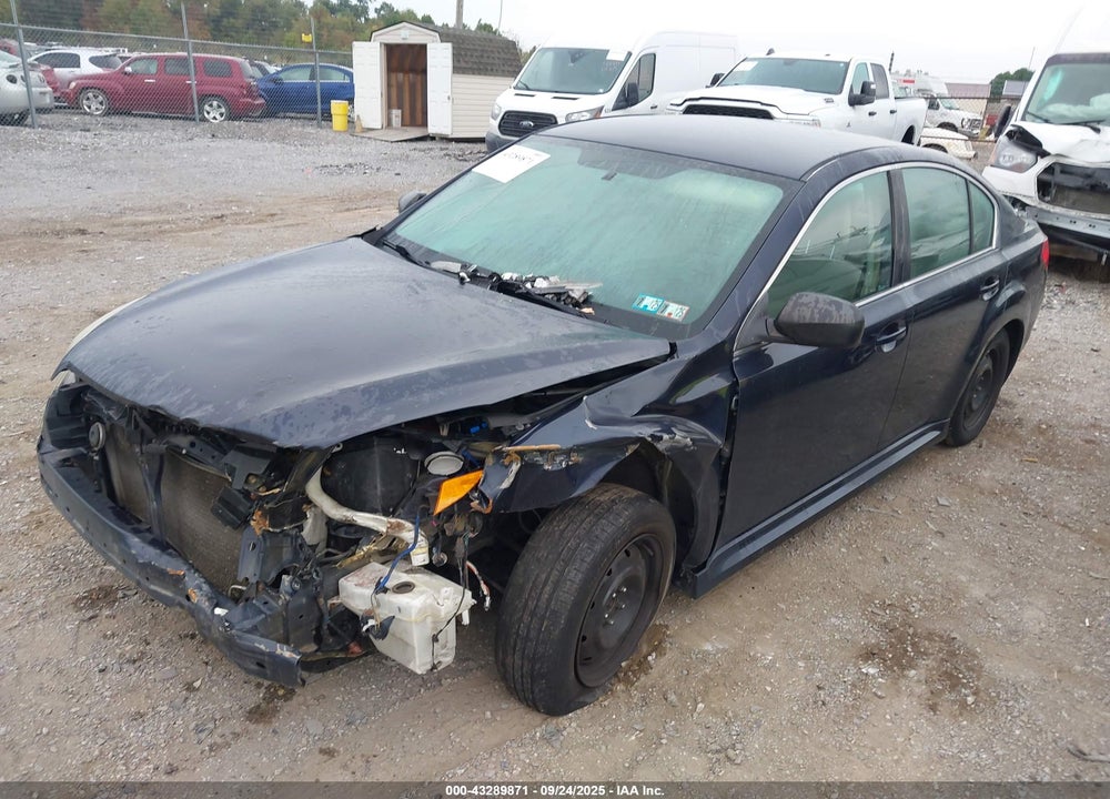 2013 SUBARU LEGACY VIN: 4S3BMBA68D3008539