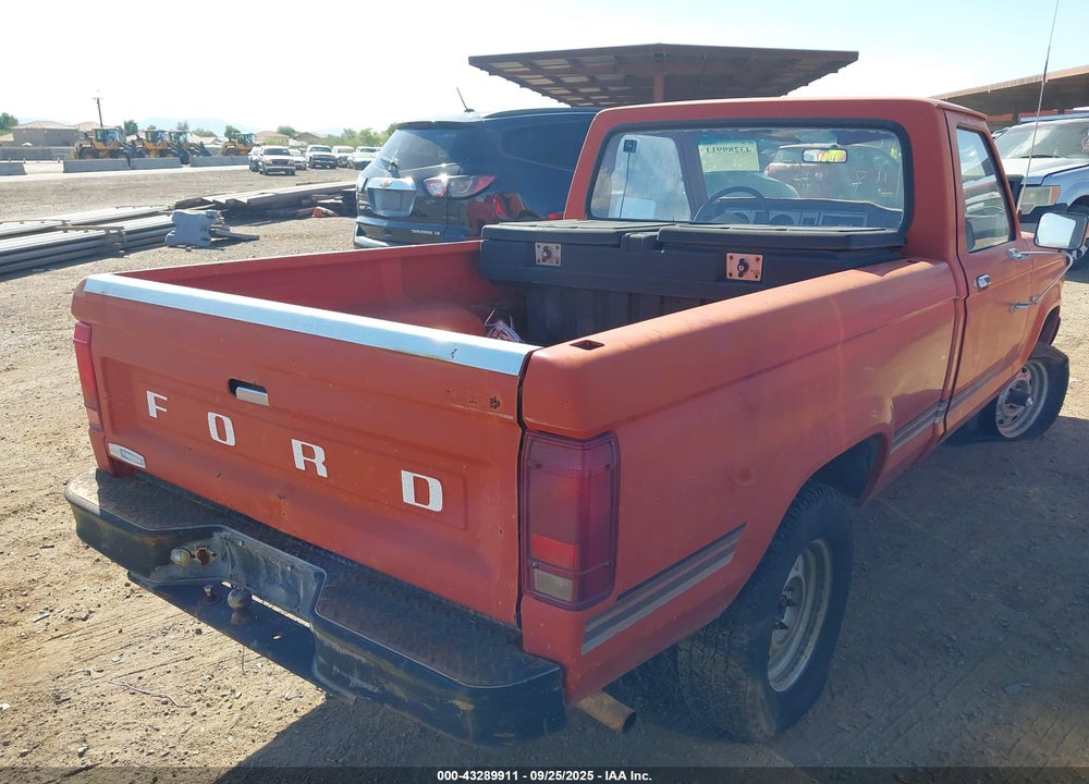 1986 FORD RANGER VIN: 1FTCR11A8GUA04042