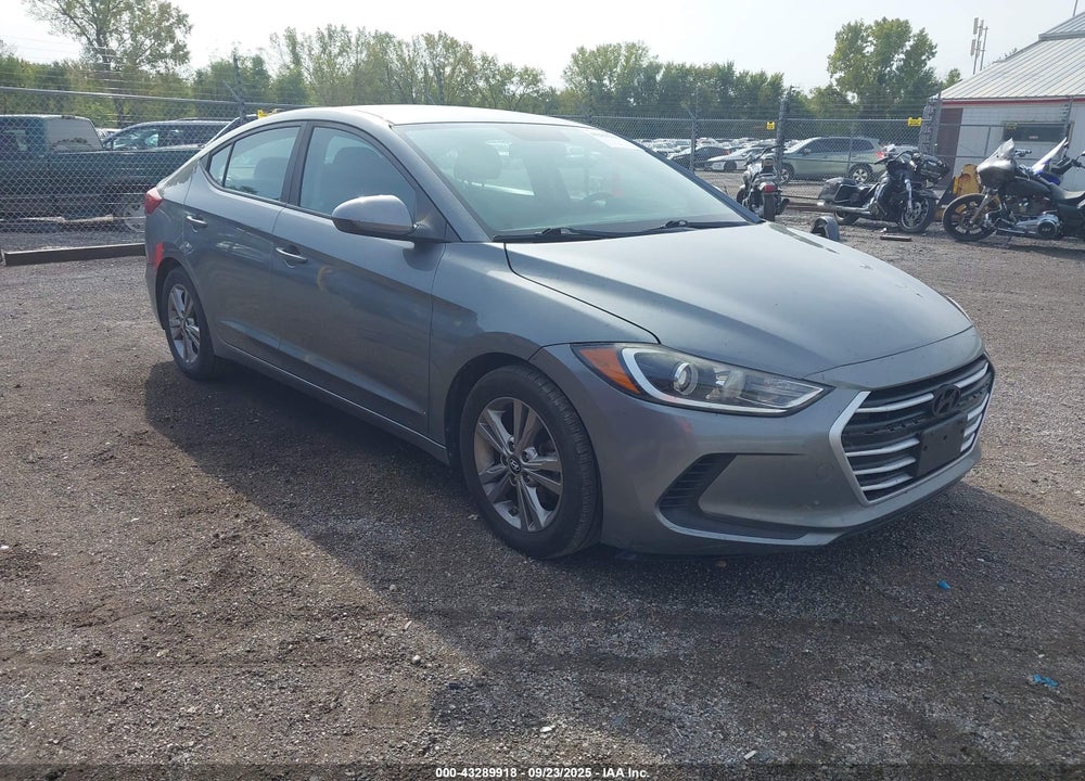 2018 HYUNDAI ELANTRA SEL VIN: KMHD84LF2JU593951