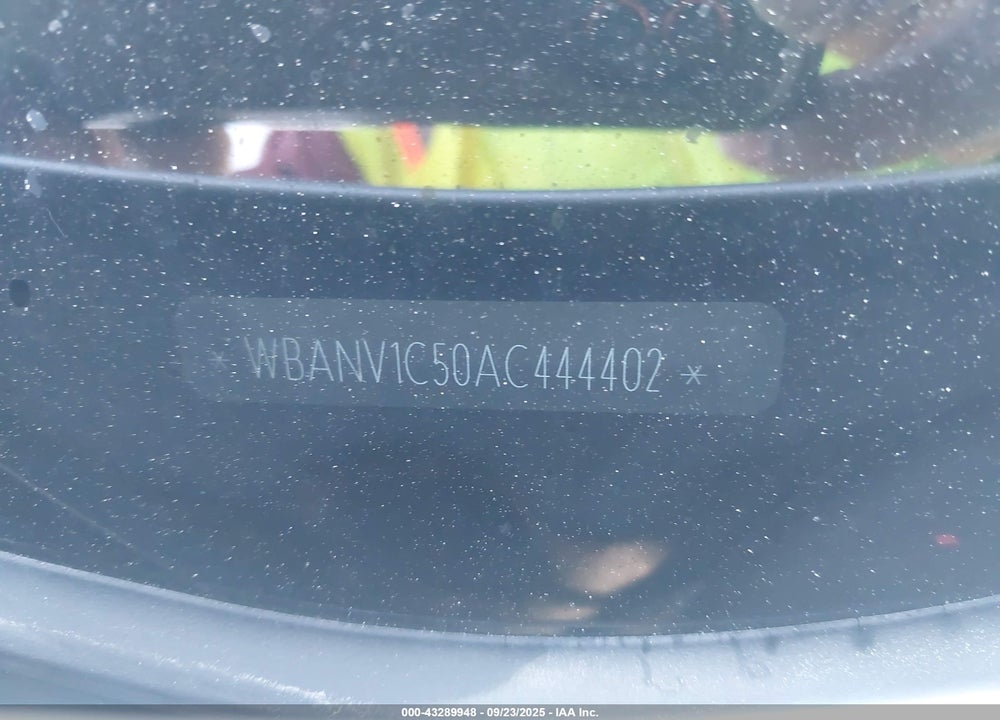 2010 BMW 5 SERIES VIN: WBANV1C50AC444402