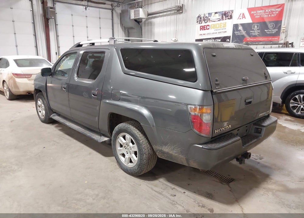 2008 HONDA RIDGELINE RTL VIN: 2HJYK16518H529143