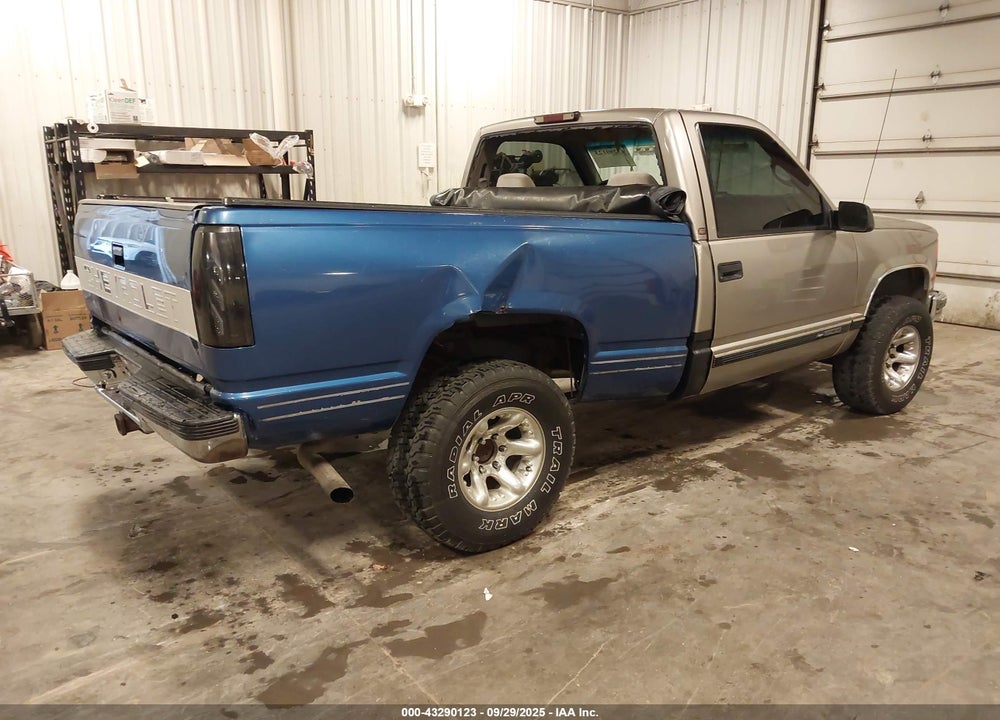 1998 CHEVROLET K1500 FLEETSIDE VIN: 1GCEK14R5WZ172060