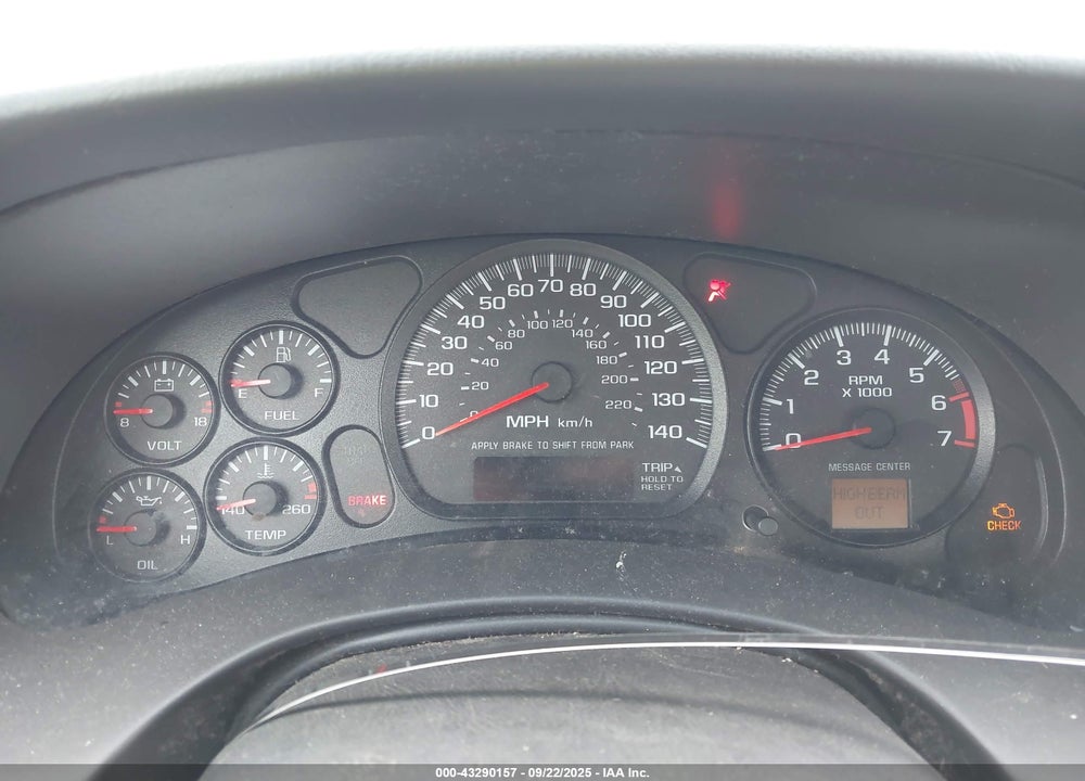 2003 CHEVROLET MONTE CARLO VIN: 2G1WX12K539410323