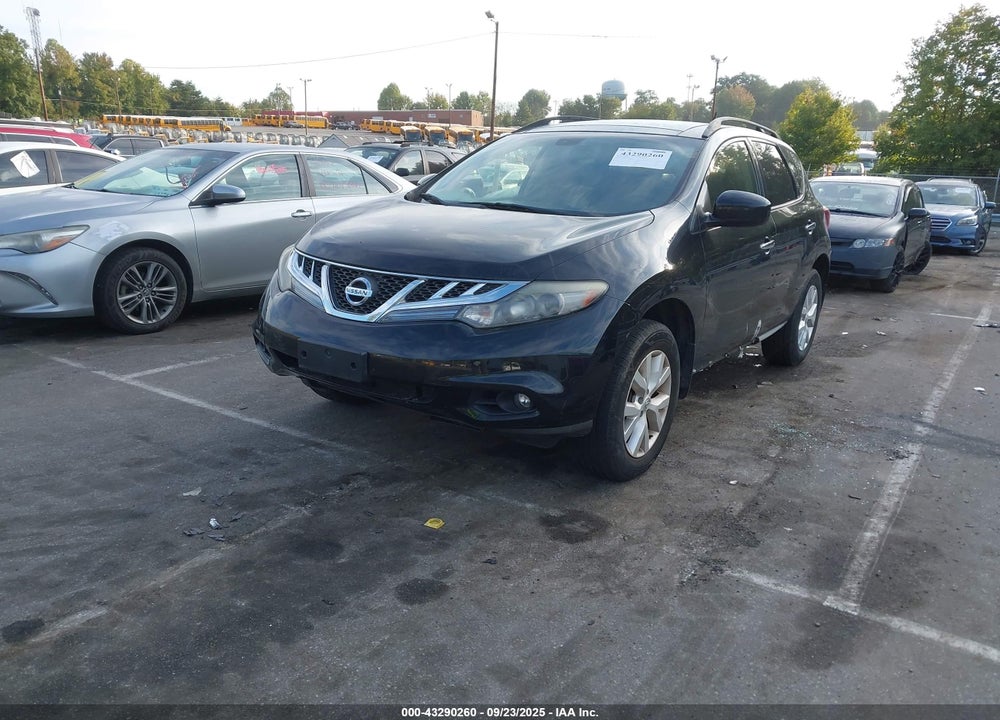 2013 NISSAN MURANO SL VIN: JN8AZ1MW1DW318666