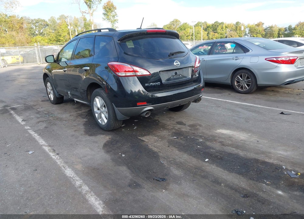 2013 NISSAN MURANO SL VIN: JN8AZ1MW1DW318666