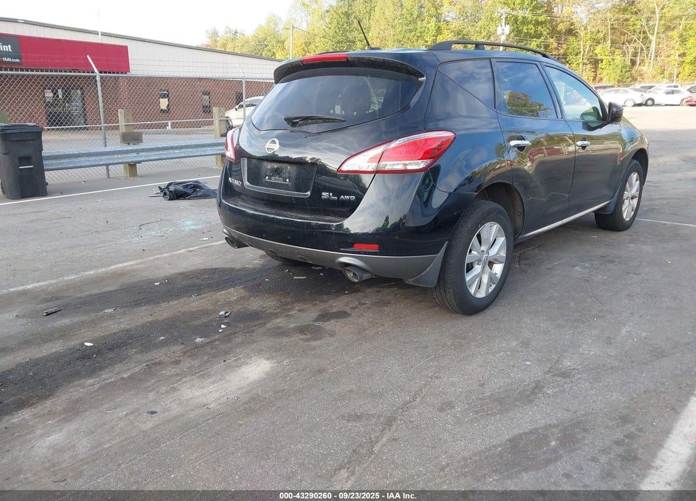 2013 NISSAN MURANO SL VIN: JN8AZ1MW1DW318666