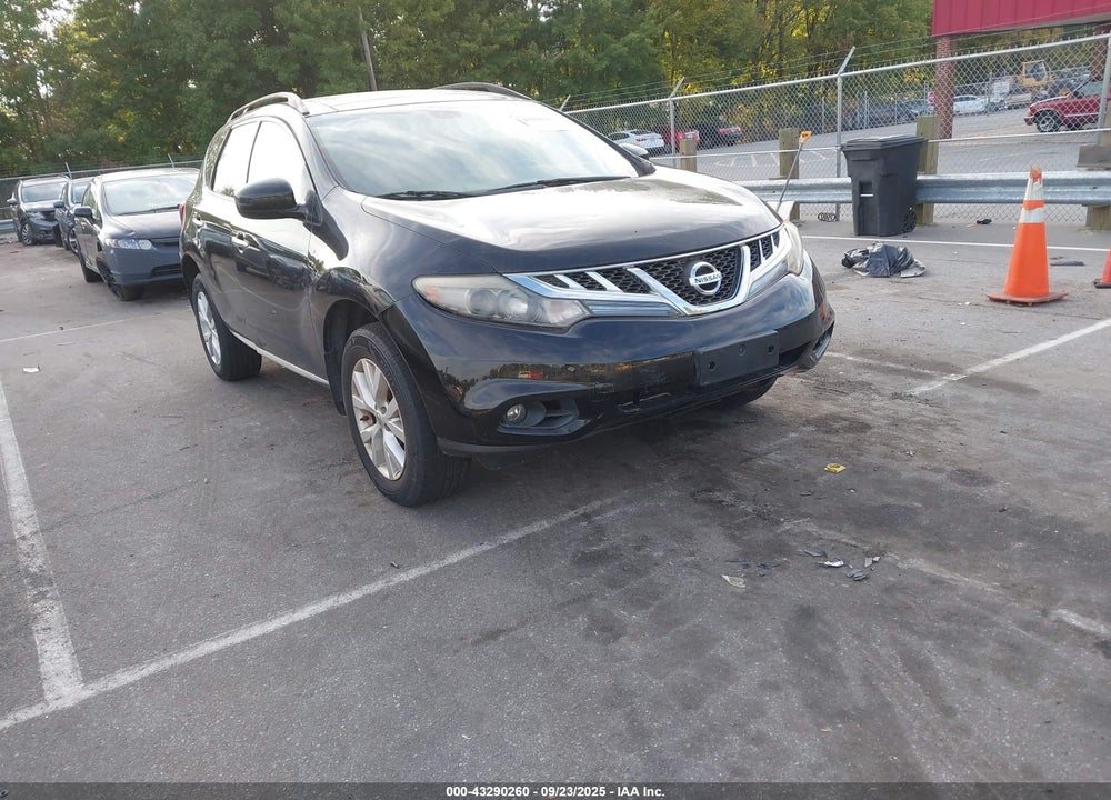 2013 NISSAN MURANO SL VIN: JN8AZ1MW1DW318666