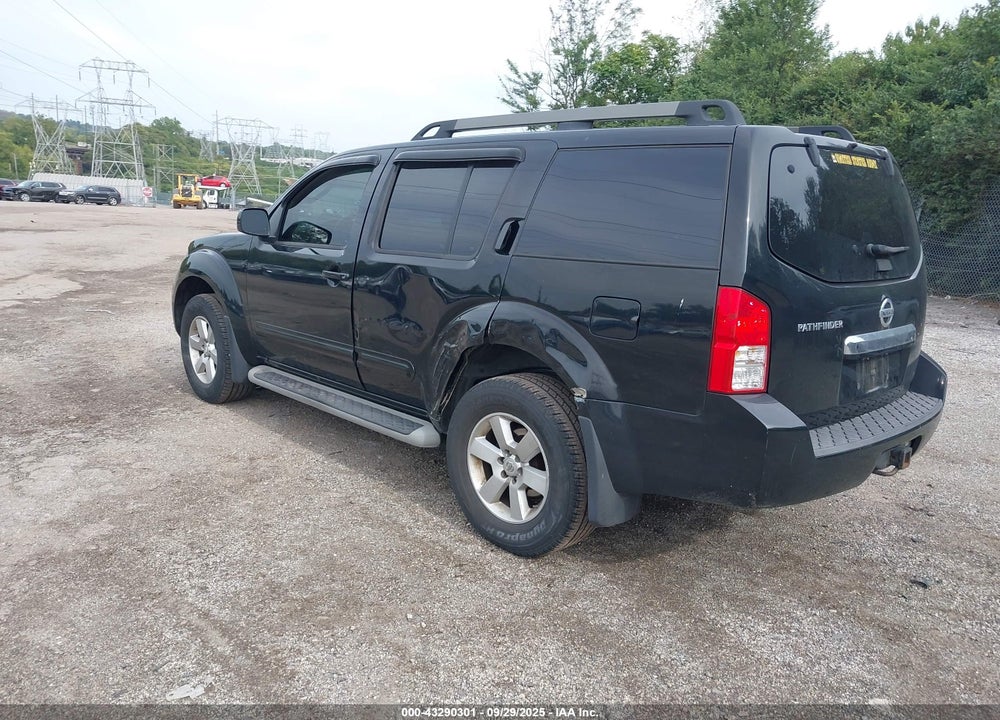 2011 NISSAN PATHFINDER SV VIN: 5N1AR1NB5BC631334