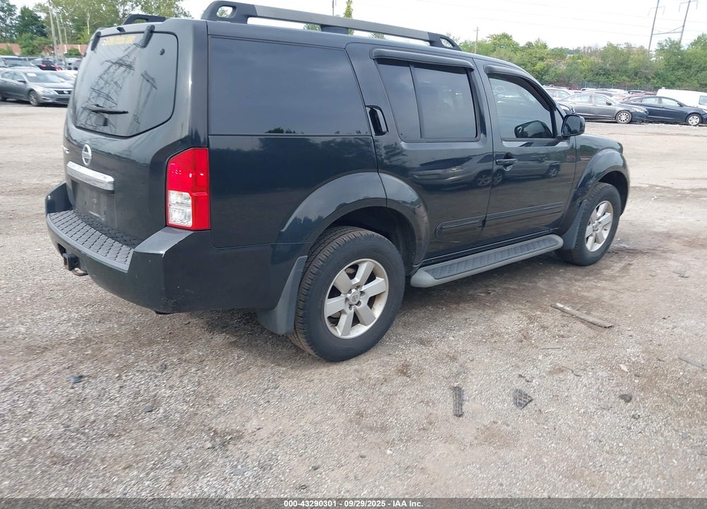 2011 NISSAN PATHFINDER SV VIN: 5N1AR1NB5BC631334
