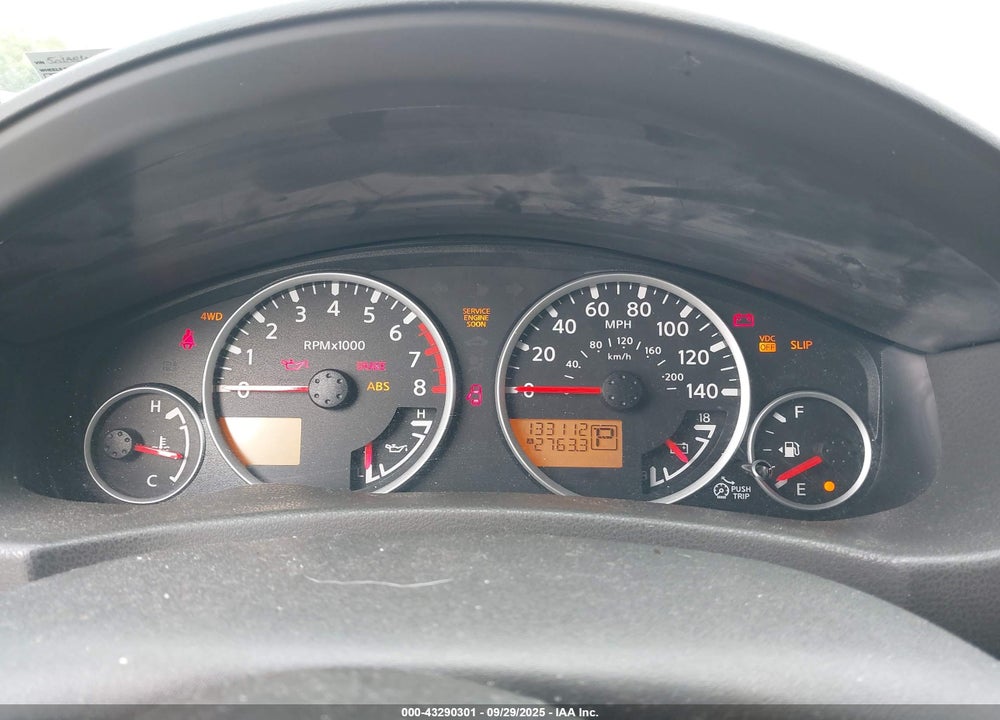 2011 NISSAN PATHFINDER SV VIN: 5N1AR1NB5BC631334