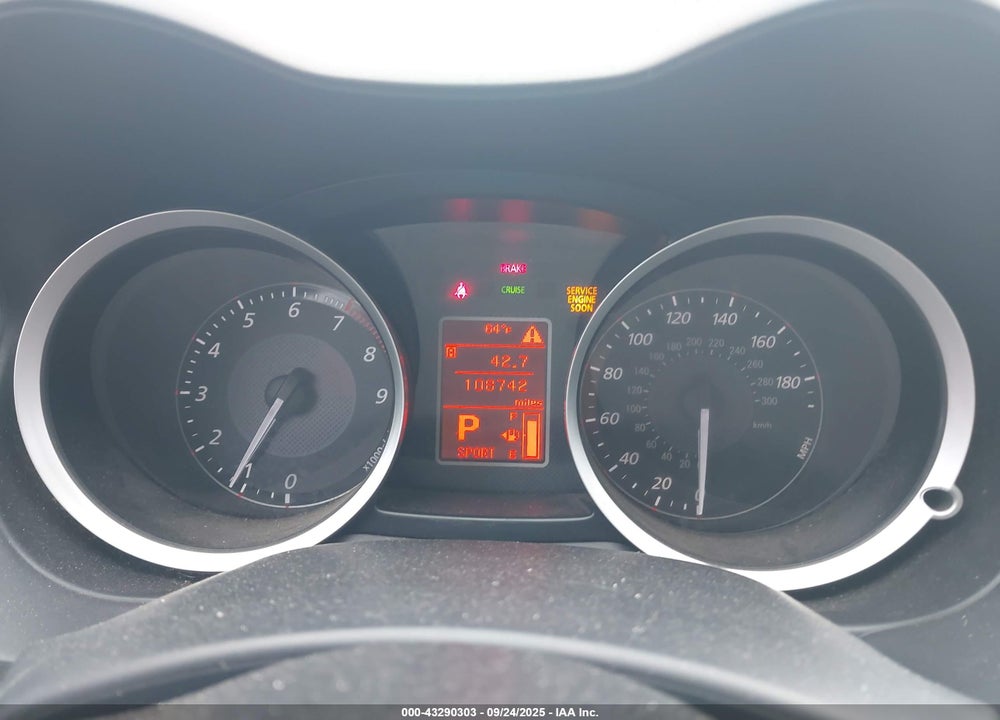 2008 MITSUBISHI LANCER EVOLUTION VIN: JA3AW56V48U608464