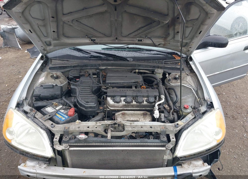 2001 HONDA CIVIC LX VIN: 2HGES16591H604718