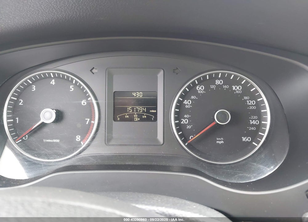 2012 VOLKSWAGEN JETTA 2.5L SE VIN: 3VWDX7AJ4CM303262