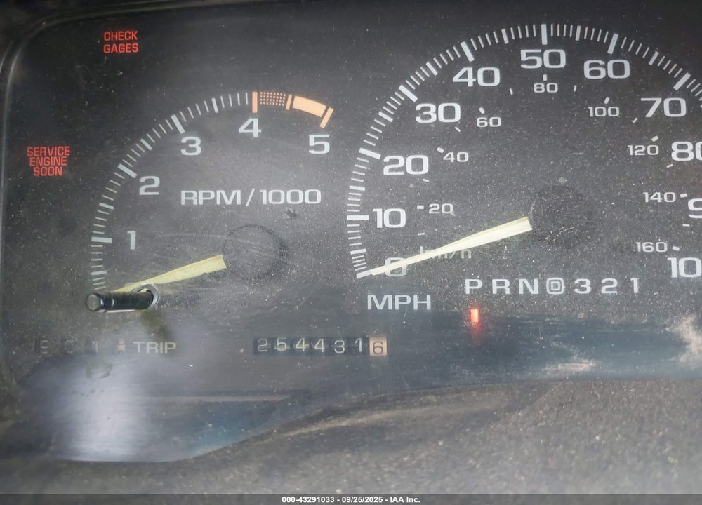 1995 CHEVROLET GMT-400 VIN: 2GCEK19K8S1288531
