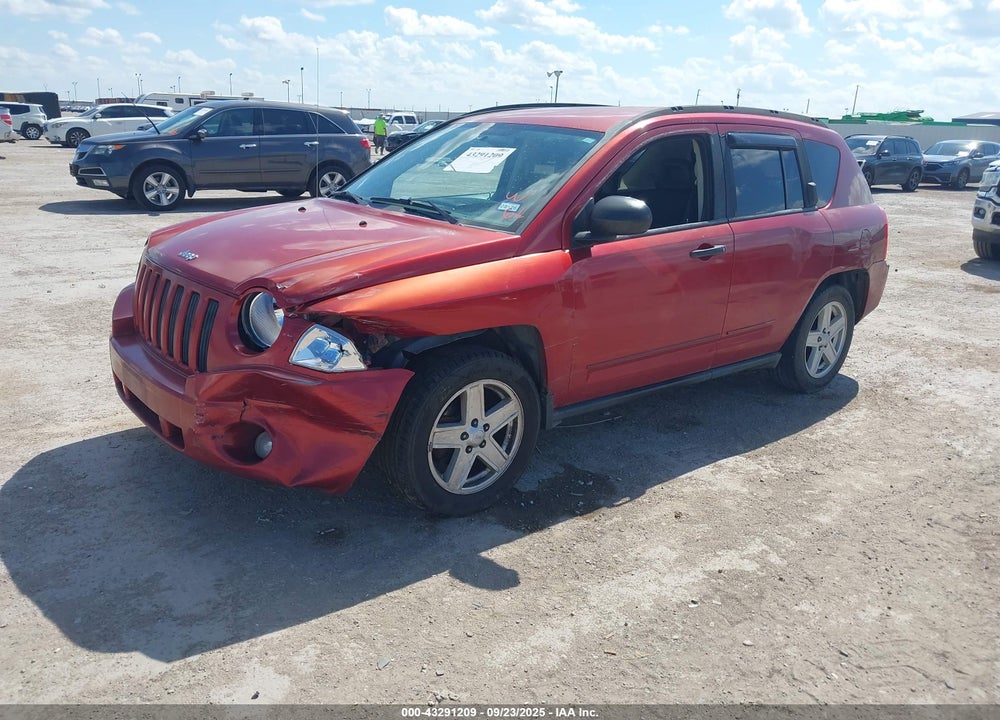 2008 JEEP COMPASS SPORT VIN: 1J8FF47W48D584622