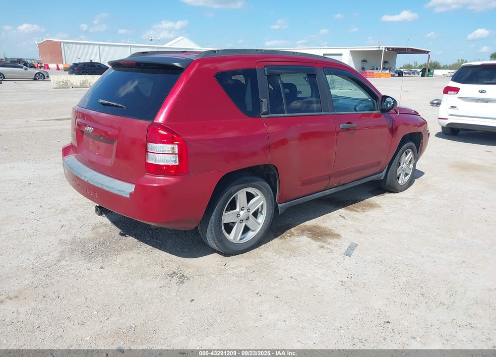 2008 JEEP COMPASS SPORT VIN: 1J8FF47W48D584622