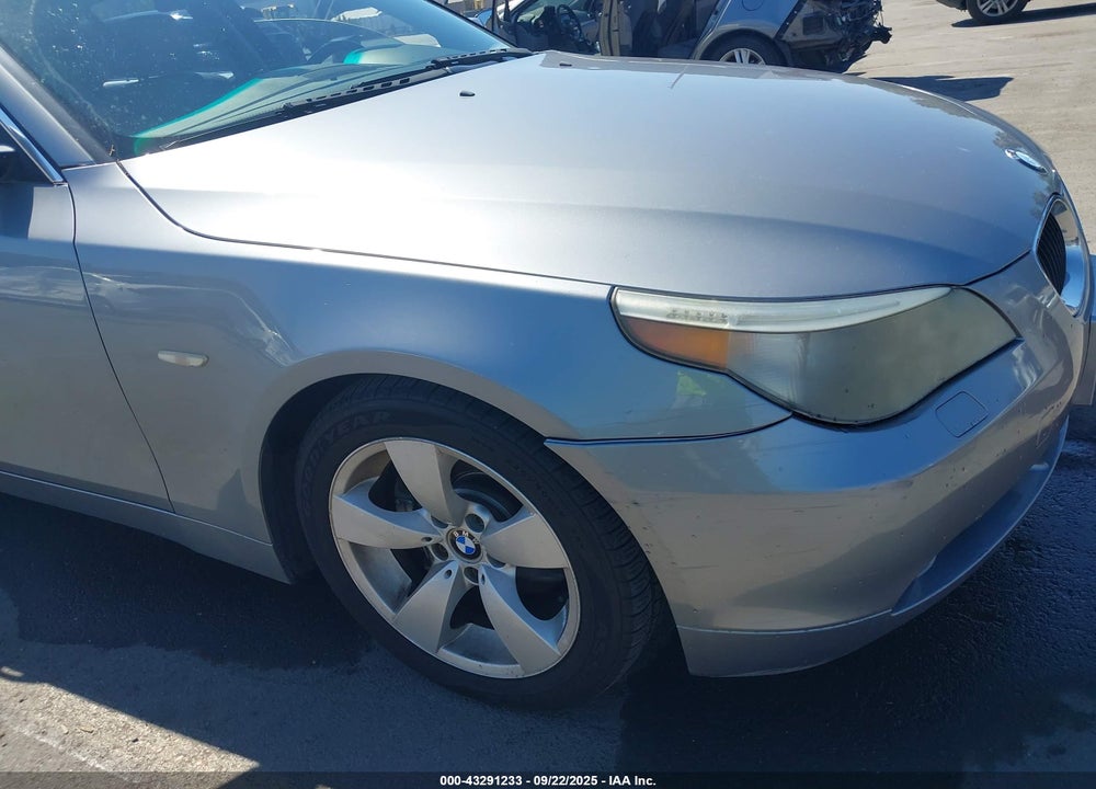 2005 BMW 525I VIN: WBANA53515B857296