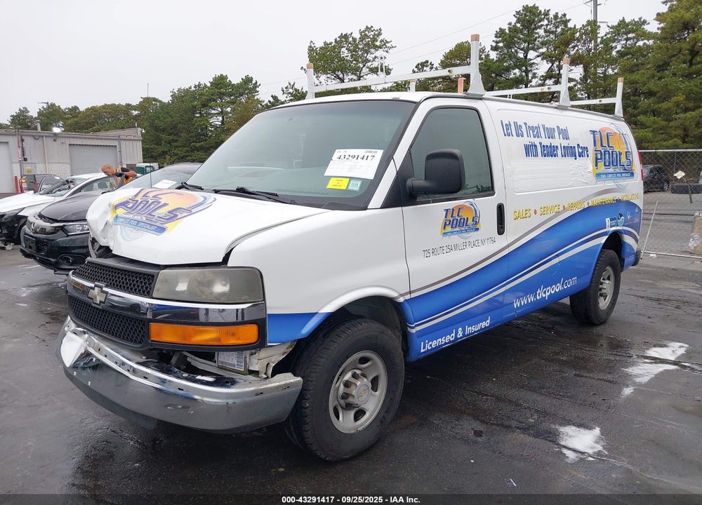 2008 CHEVROLET EXPRESS WORK VAN VIN: 1GCGG25CX81120404