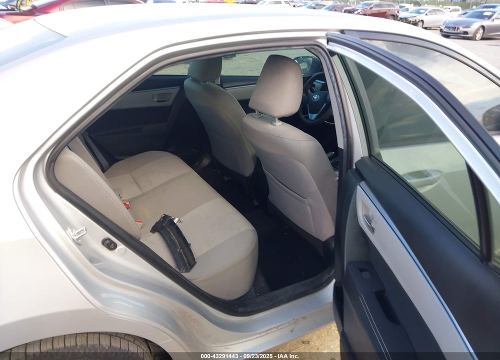 2015 TOYOTA COROLLA LE VIN: 5YFBURHE0FP337526