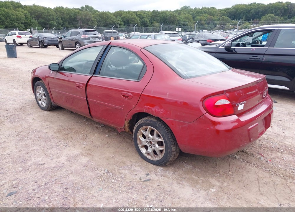 2004 DODGE NEON SXT VIN: 1B3ES56C64D602352