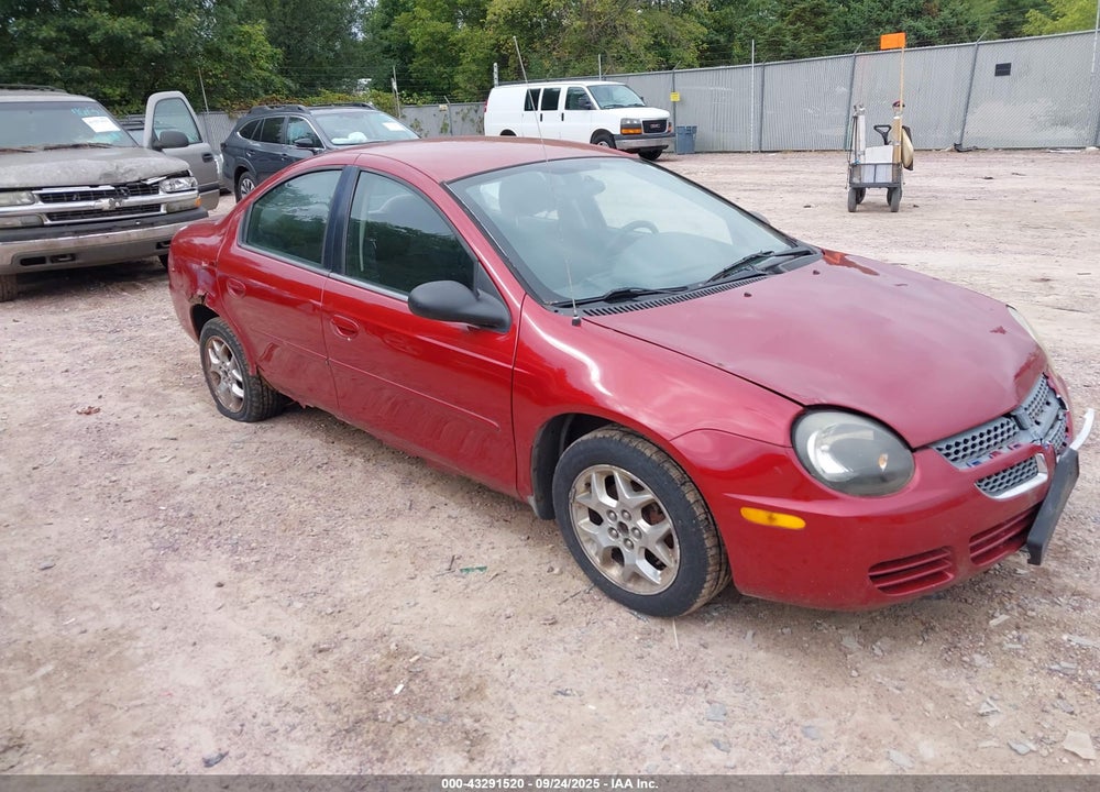 2004 DODGE NEON SXT VIN: 1B3ES56C64D602352