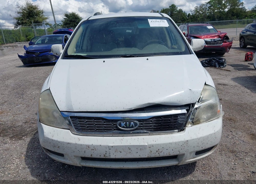 2011 KIA SEDONA LX VIN: KNDMG4C74B6365486