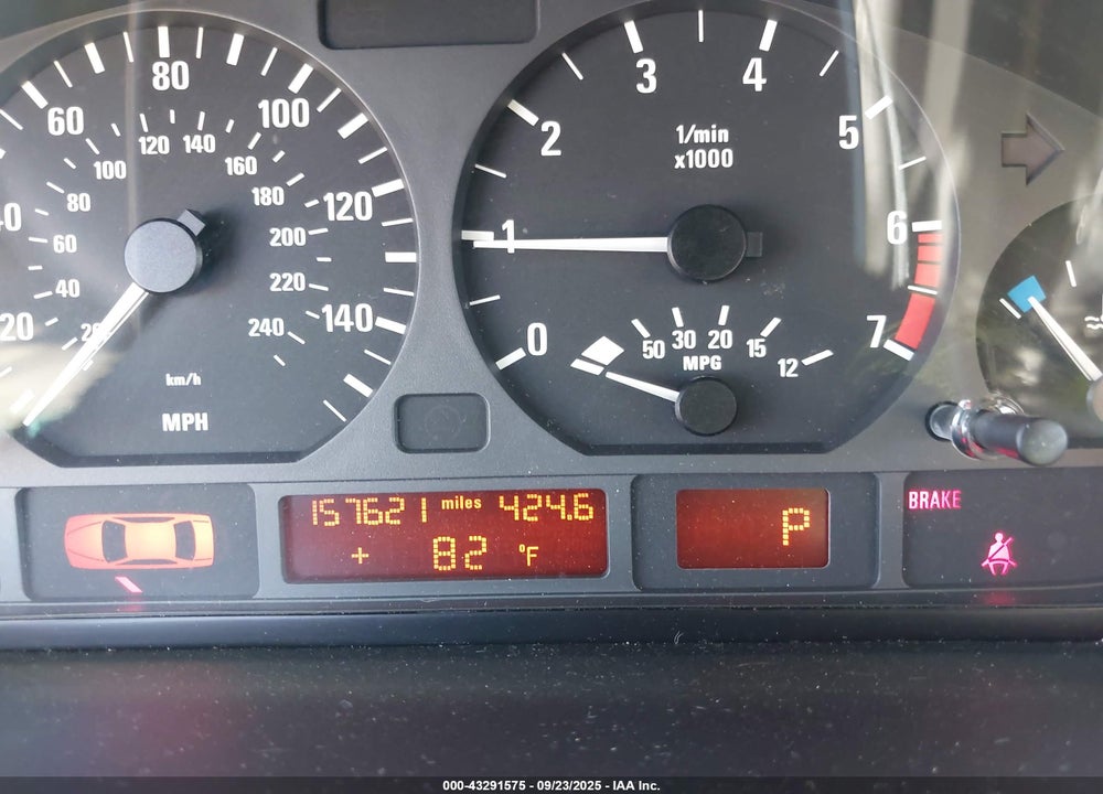 2002 BMW 325I VIN: WBAEV33482KL73489