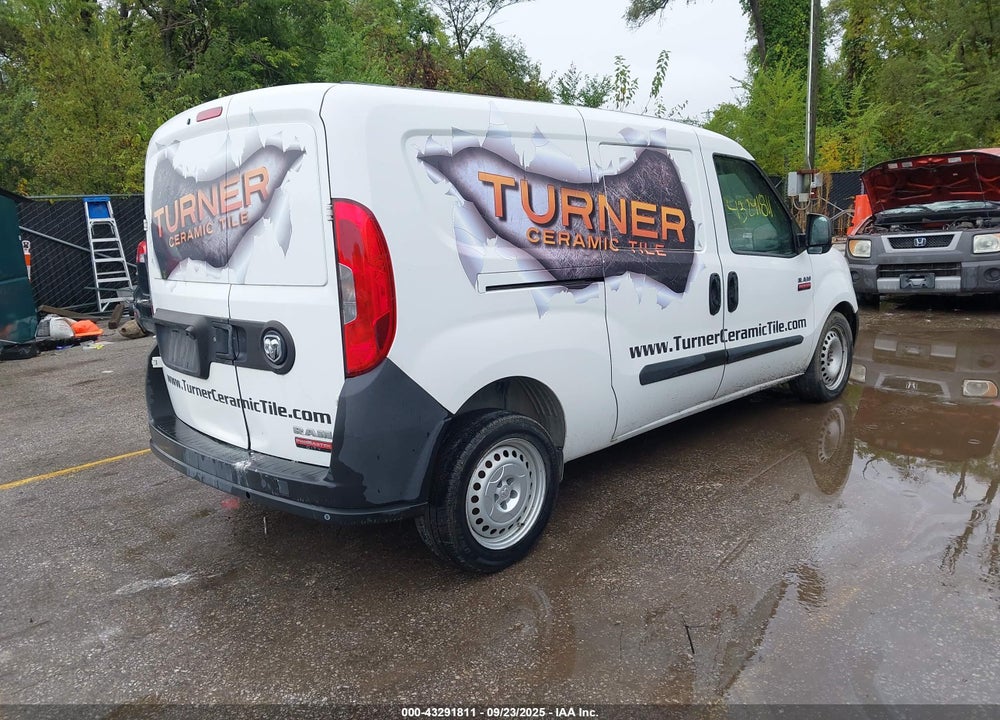 2015 RAM PROMASTER CITY TRADESMAN VIN: ZFBERFAT0F6A42168