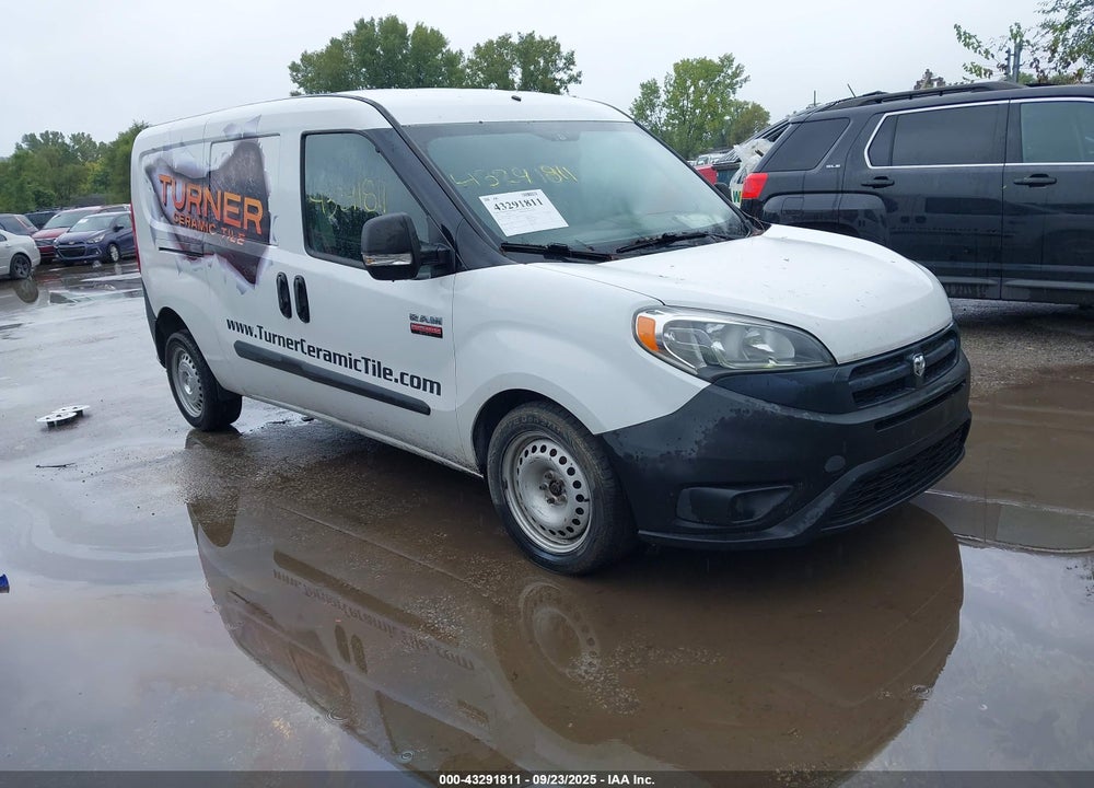 2015 RAM PROMASTER CITY TRADESMAN VIN: ZFBERFAT0F6A42168